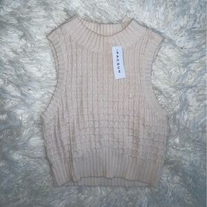Pac Sun knit sweater turtle neck tank top
